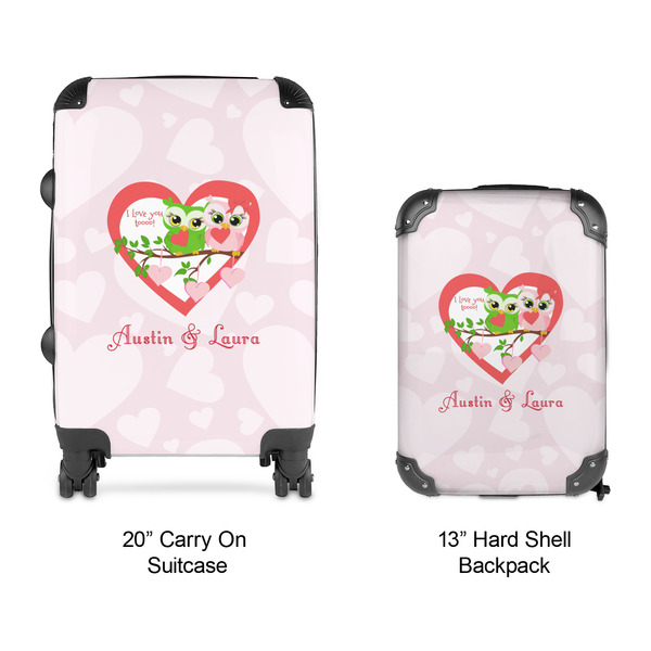 Valentine Owls Suitcase Set 4 - APPROVAL