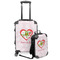 Valentine Owls Kids 2-Piece Luggage Set - Suitcase & Backpack (Personalized)