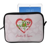 Valentine Owls Tablet Case / Sleeve - Large (Personalized)
