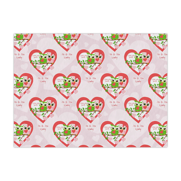 Custom Valentine Owls Tissue Paper Sheets - Large - Heavyweight (Personalized)