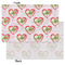 Valentine Owls Tissue Paper - Heavyweight - Small - Front & Back