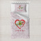Valentine Owls Toddler Bedding Set - With Pillowcase (Personalized)