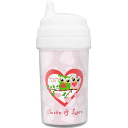 Valentine Owls Toddler Sippy Cup (Personalized)
