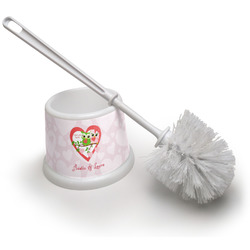 Valentine Owls Toilet Brush (Personalized)