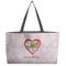 Valentine Owls Beach Totes Bag - w/ Black Handles (Personalized)