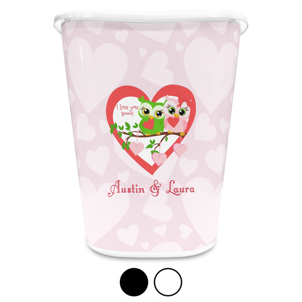 Valentine Owls Trash Can Aggregate