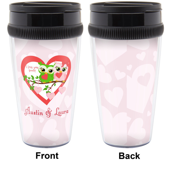 Valentine Owls Travel Mug Approval (Personalized)