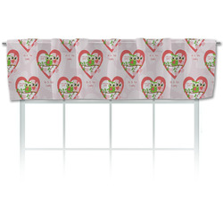 Valentine Owls Valance (Personalized)