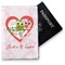 Valentine Owls Vinyl Passport Holder - Front