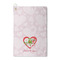 Valentine Owls Waffle Weave Golf Towel - Front/Main
