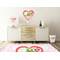 Valentine Owls Wall Graphic Decal Wooden Desk