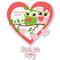 Valentine Owls Wall Graphic Decal