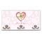 Valentine Owls Wall Mounted Coat Hanger - Front View