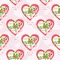 Valentine Owls Wallpaper & Surface Covering (Peel & Stick 24"x 24" Sample)