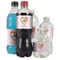 Valentine Owls Water Bottle Label - Multiple Bottle Sizes