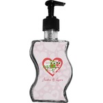 Valentine Owls Wave Bottle Soap / Lotion Dispenser (Personalized)