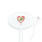 Valentine Owls Oval Plastic Stir Sticks (Personalized)