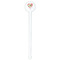 Valentine Owls White Plastic 7" Stir Stick - Round - Single Stick