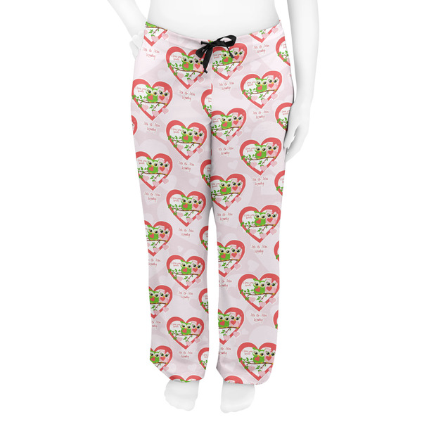 Valentine Owls Women's Pj on model - Front