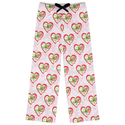Valentine Owls Womens Pajama Pants (Personalized)
