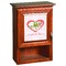 Valentine Owls Wooden Cabinet Decal (Medium)