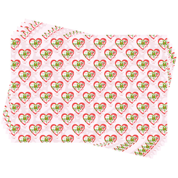 Valentine Owls Wrapping Paper - 5 Sheets Approval