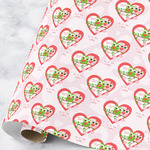 Valentine Owls Wrapping Paper Roll - Large (Personalized)