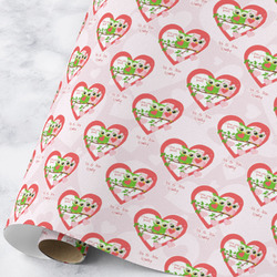 Valentine Owls Wrapping Paper Roll - Large - Matte (Personalized)
