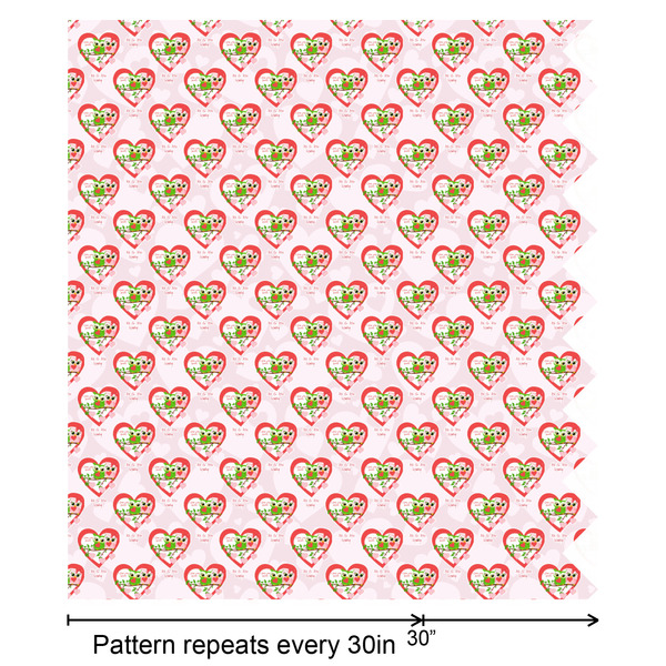 Valentine Owls Wrapping Paper Roll - Matte - Partial Roll