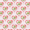Valentine Owls Wrapping Paper Square