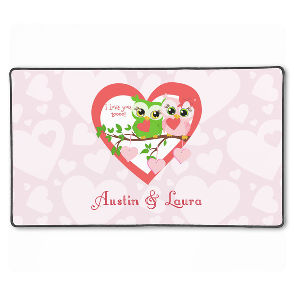 Custom Valentine Owls XXL Gaming Mouse Pad - 24" x 14" (Personalized)
