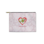 Valentine Owls Zipper Pouch - Small - 8.5"x6" (Personalized)