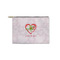Valentine Owls Zipper Pouch Small (Front)