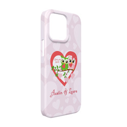 Valentine Owls iPhone Case - Plastic - iPhone 13 (Personalized)