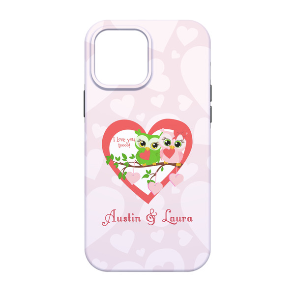 Valentine Owls iPhone 13 Tough Case - Back