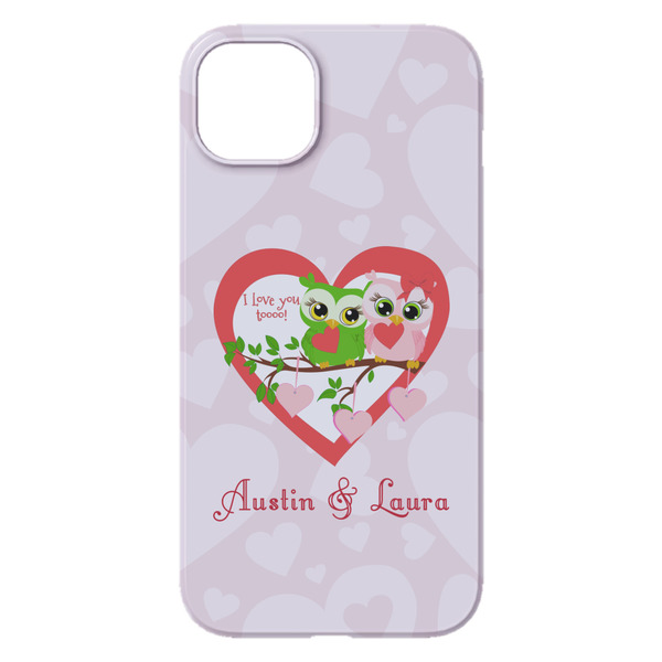 Valentine Owls iPhone 14 Plus Case - Back