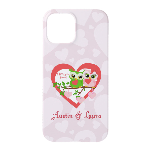 Valentine Owls iPhone 15 Case - Back