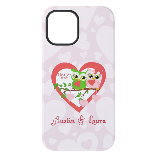 Valentine Owls iPhone 15 Plus Tough Case - Back