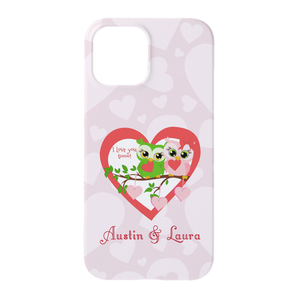 Valentine Owls iPhone 15 Pro Case - Back