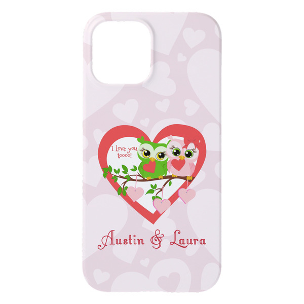 Valentine Owls iPhone 15 Pro Max Case - Back