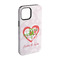 Valentine Owls iPhone Case - Rubber Lined - iPhone 15 Pro (Personalized)