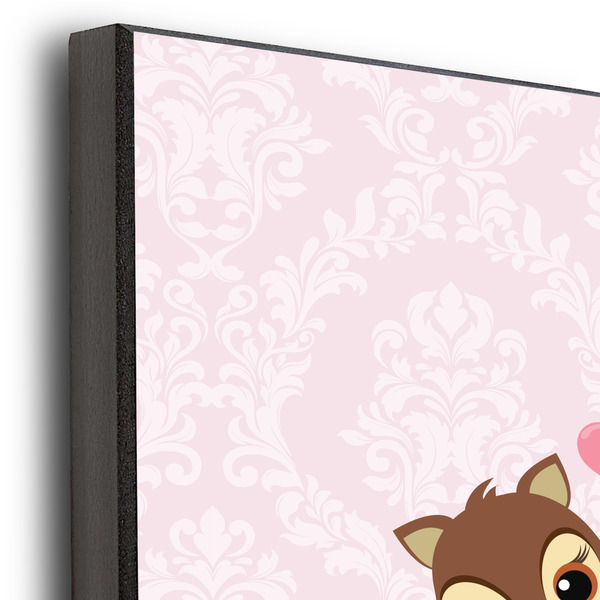 Chipmunk Couple 11x14 Wood Print - Closeup