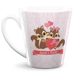 Chipmunk Couple 12 Oz Latte Mug (Personalized)