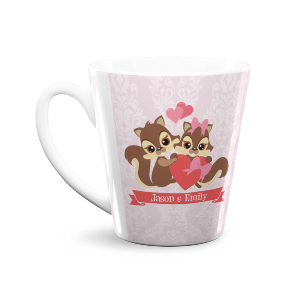 Chipmunk Couple 12 Oz Latte Mug - Front