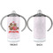 Chipmunk Couple 12 oz Stainless Steel Sippy Cups - APPROVAL