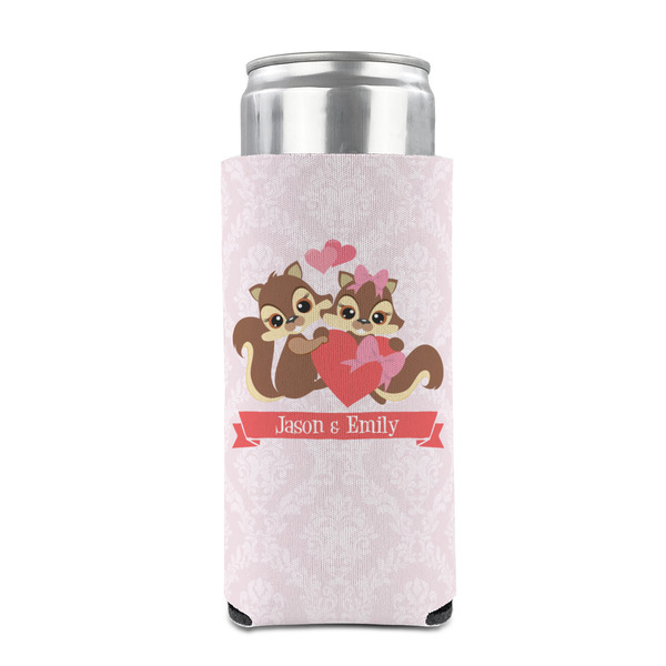 Chipmunk Couple 12oz Tall Can Sleeve - FRONT (on can)