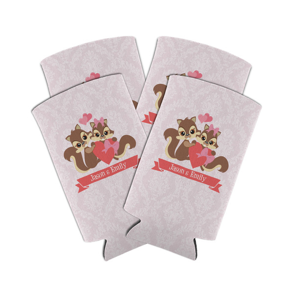 Chipmunk Couple 12oz Tall Can Sleeve - Set of 4 - MAIN
