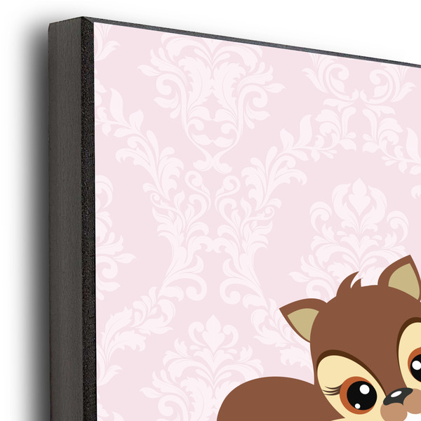 Chipmunk Couple 12x12 Wood Print - Closeup