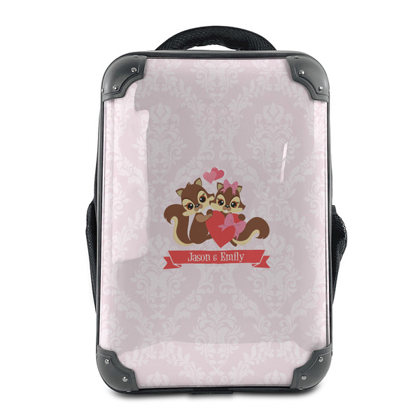 Custom Chipmunk Couple 15" Hard Shell Backpack (Personalized)