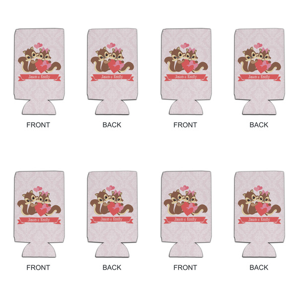 Chipmunk Couple 16oz Can Sleeve - Set of 4 - APPROVAL